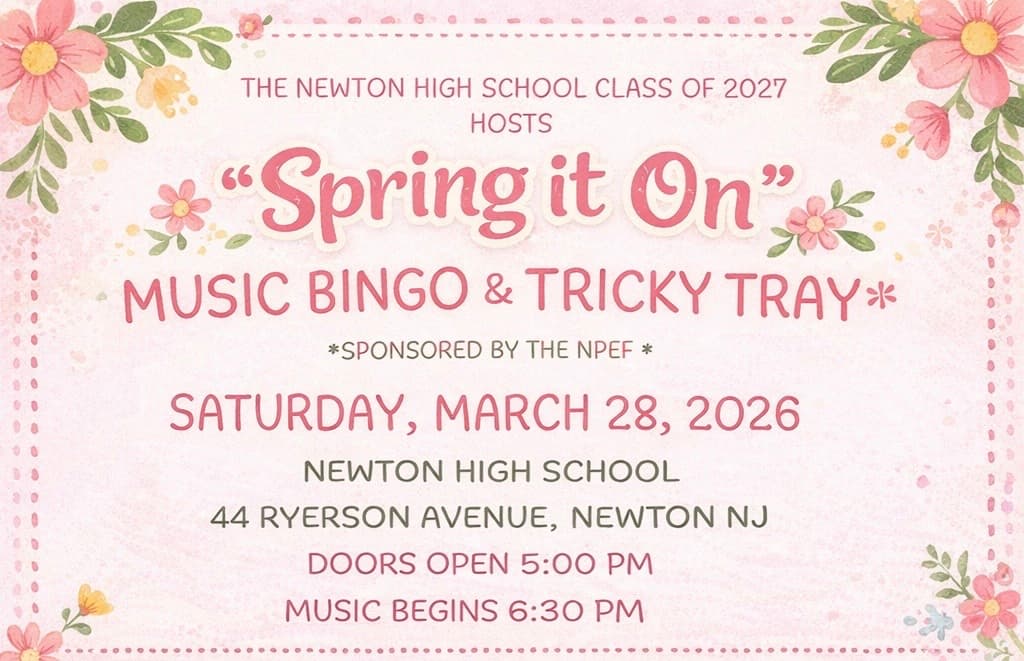 Spring it On Music Bingo & Tricky Tray @ Newton High School