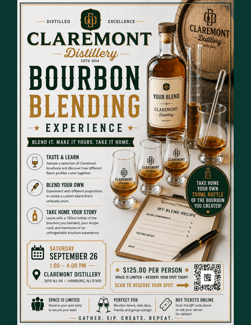 Bourbon Blending Experience @ Claremont Distillery