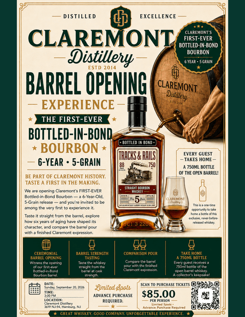 Barrel Opening Experience @ Claremont Distillery