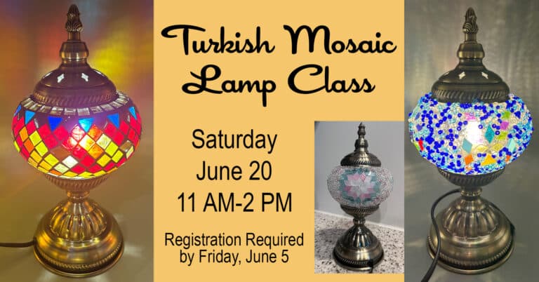 Turkish Mosaic Lamp Class