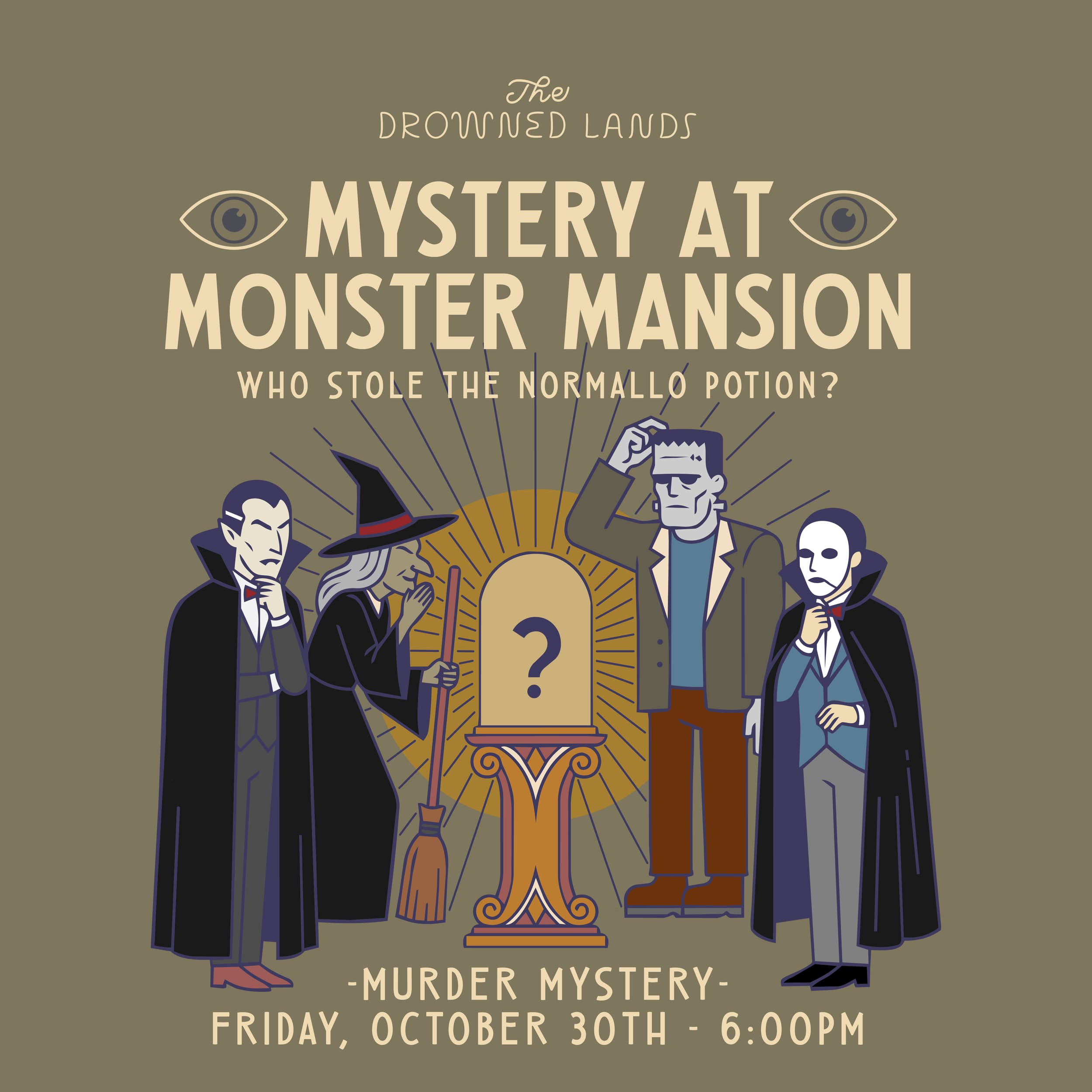 Mystery at Monster Mansion @ Drowned Lands Brewery