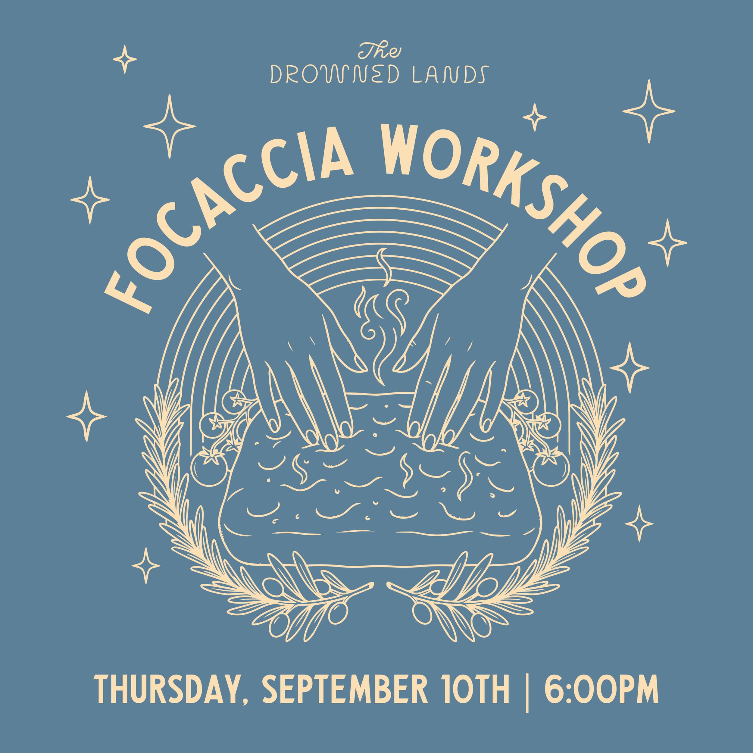Focaccia Workshop @ Drowned Lands Brewery