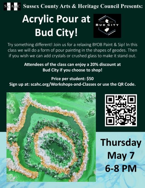 Bud City Acrylic Pour Class