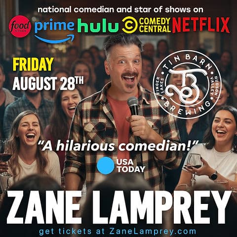 Zane Lamprey Comedy Show @ Tin Barn Brewing